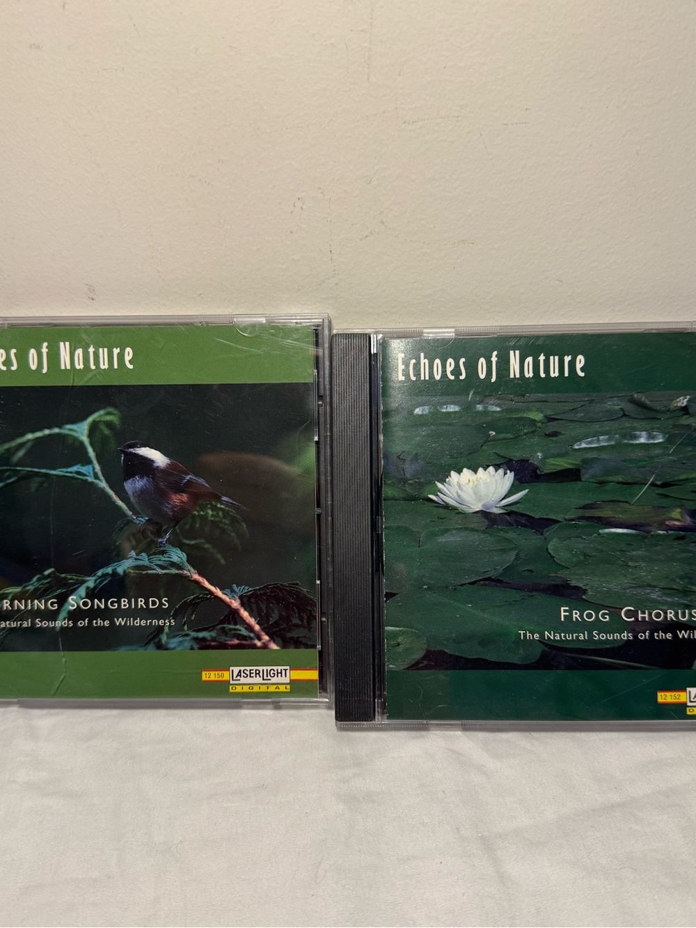 Echoes of Nature Set of Two CDs Morning Songbirds and Frog Chorus Relaxing